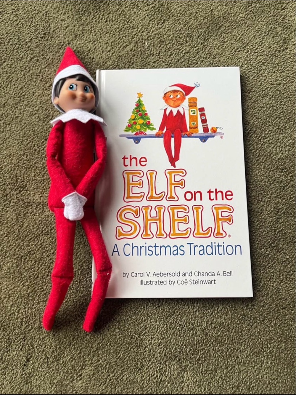 Elf on the Shelf Classic Red Plush Elf Doll and book